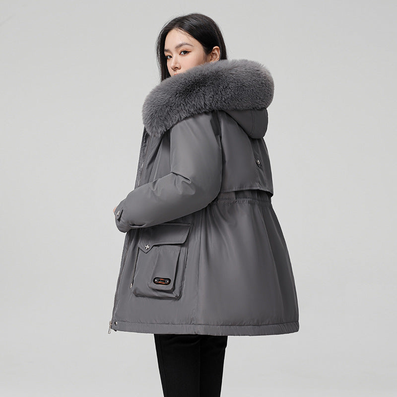 Stay Warm in Style – Soft Hooded Cotton Jacket