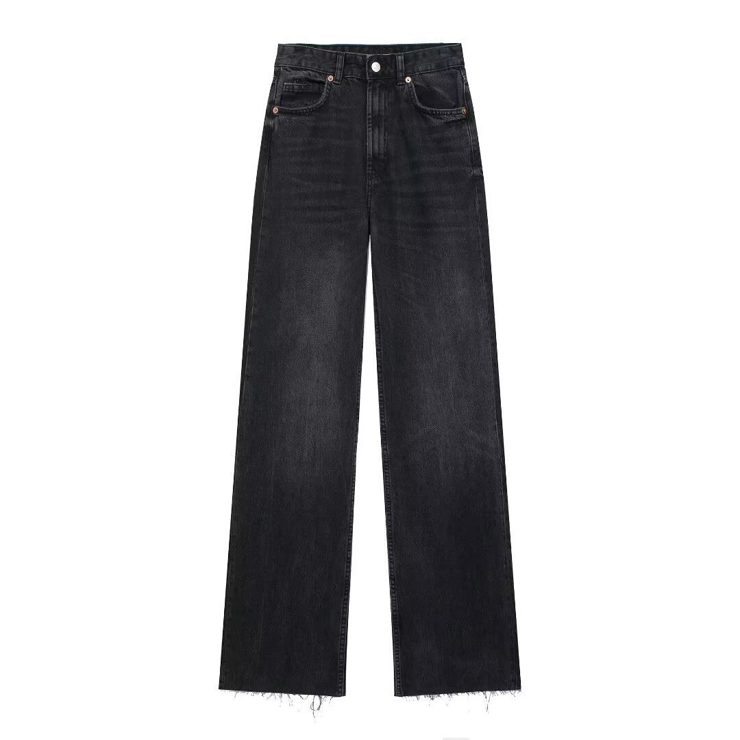 High-Waist Wide Jeans – Trendy, Relaxed, and Perfectly Comfortabl