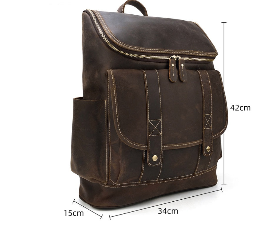 Classic Leather Backpack Built for Modern Men