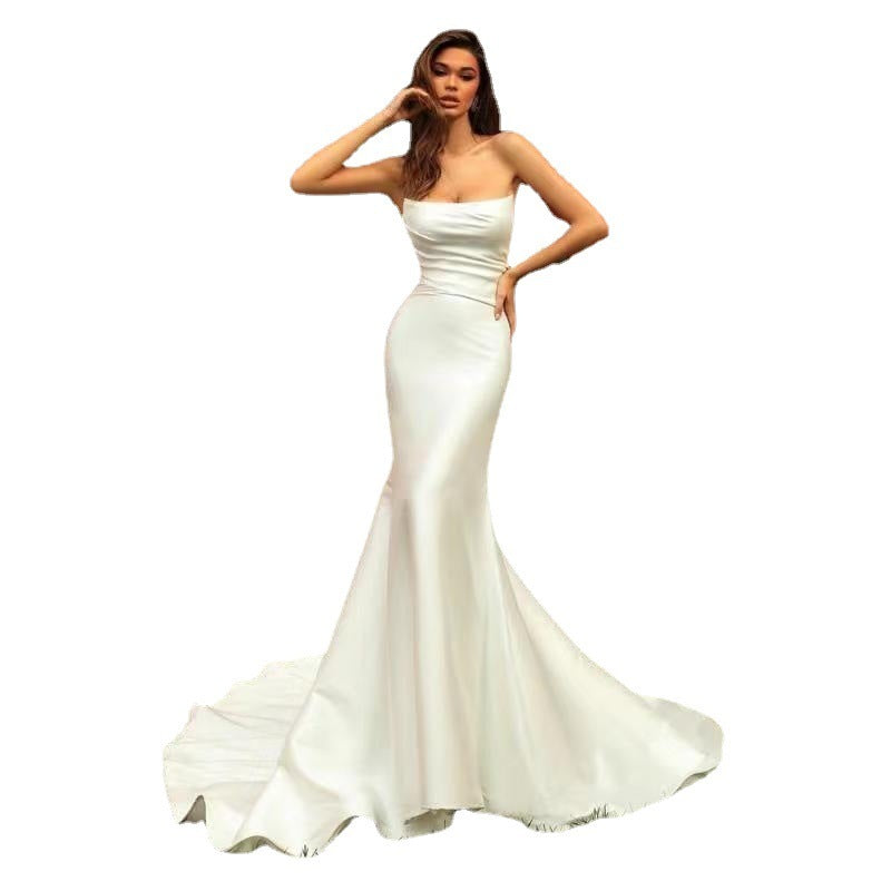 Stylish Tube Top Dress for Glamorous Evening Events
