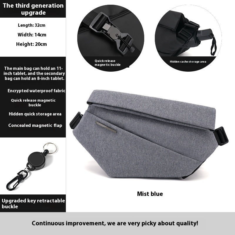 Men’s Sports Chest Bag – Multifunctional Crossbody for Active Life