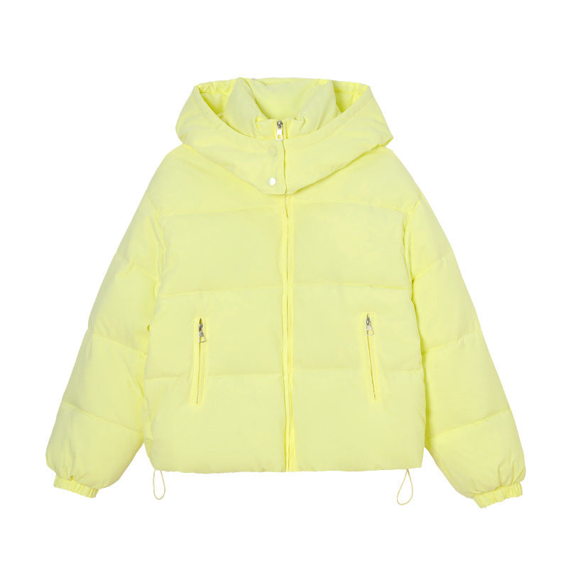 Elegant Comfort – Hooded Slim-Fit Cotton Padded Jacket