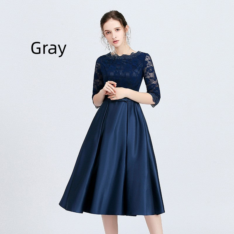 Versatile Mid-Length Dress for Casual and Evening Wear