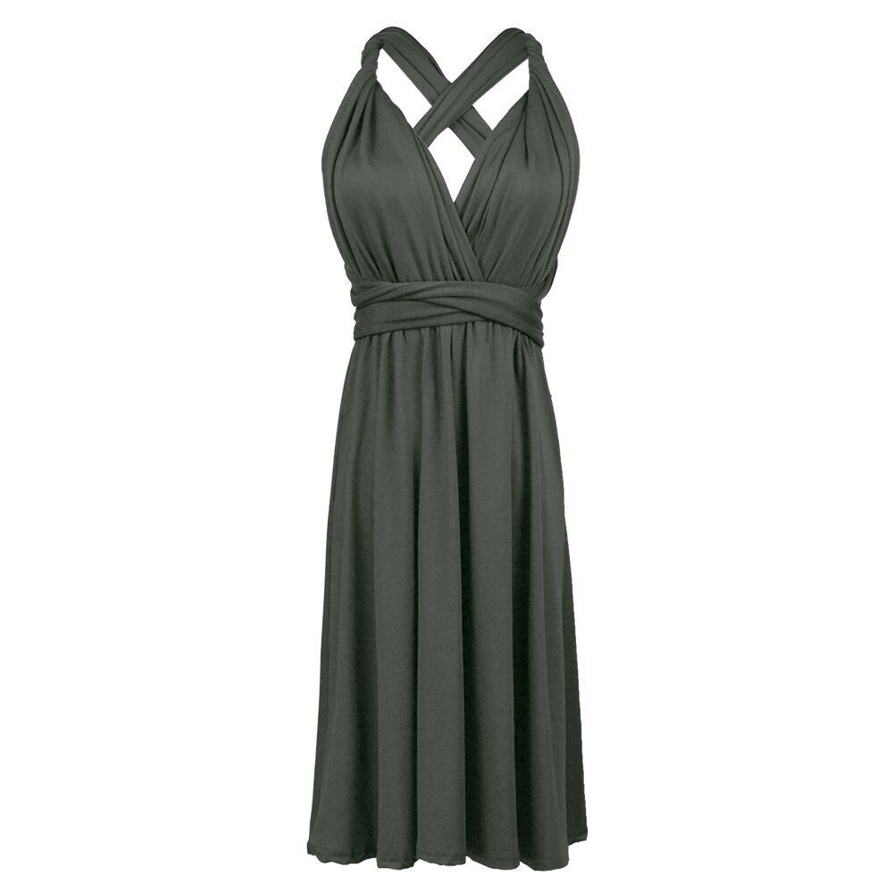Stylish Plus-Size Dress with Adjustable Lace-Up Design