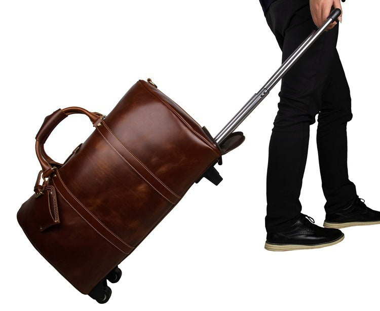 Durable 21-Inch Travel Trolley — Smooth Wheels, Easy Carry