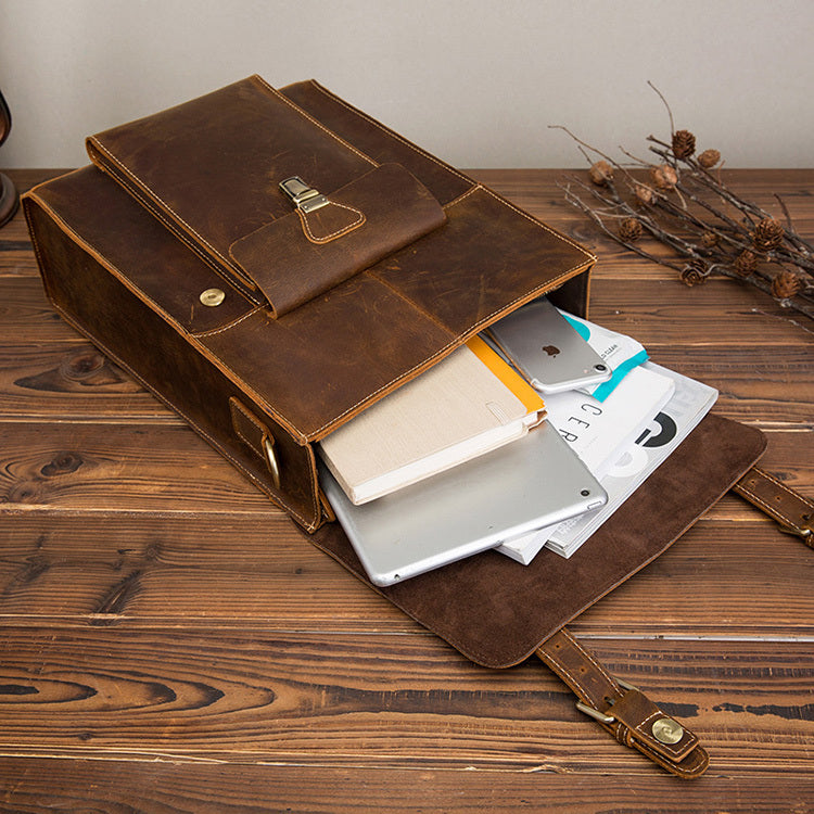 Classic Leather Bag Designed for Everyday Use