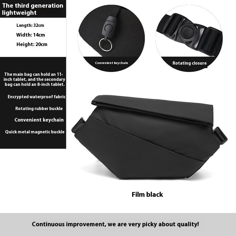 Men’s Sports Chest Bag – Multifunctional Crossbody for Active Life