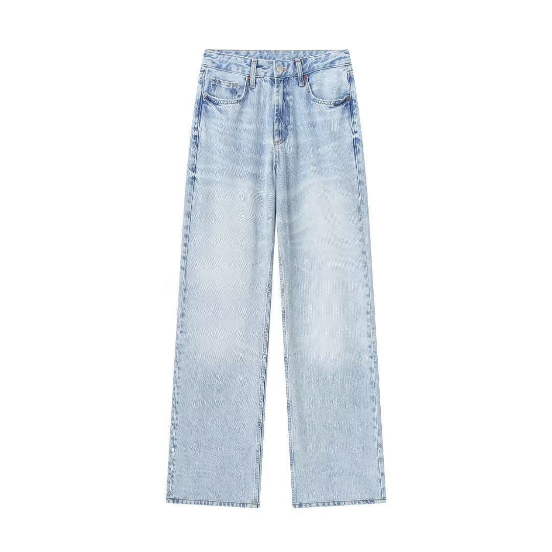High-Waist Wide Jeans – Trendy, Relaxed, and Perfectly Comfortabl