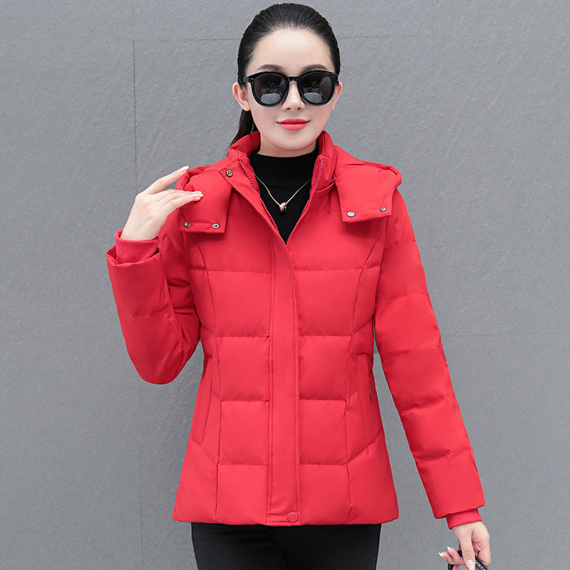 Cozy Chic – Women’s Short Thick Down Winter Jacket