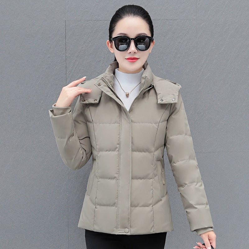 Cozy Chic – Women’s Short Thick Down Winter Jacket
