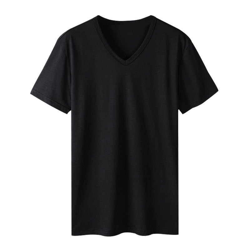 Men's Wear V-neck T-shirt  Active Comfort – Lightweight Quick-Dry Workout V-Neck Shirt