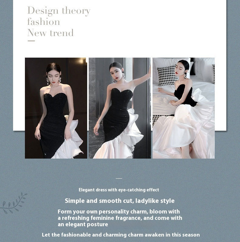 Stylish Tube Gown for Women’s Evening Occasions