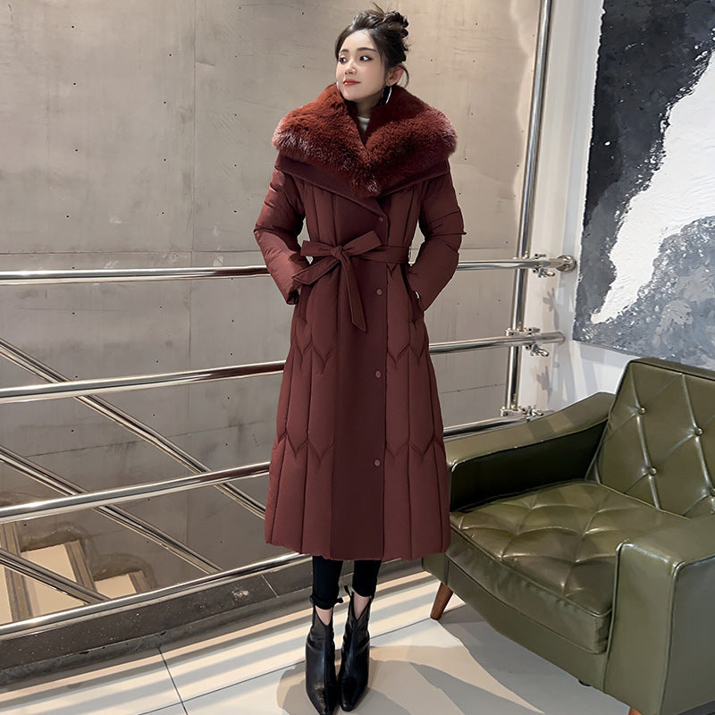 Elegant Warmth – Plus Size Fashionable Cotton-Padded Jacket