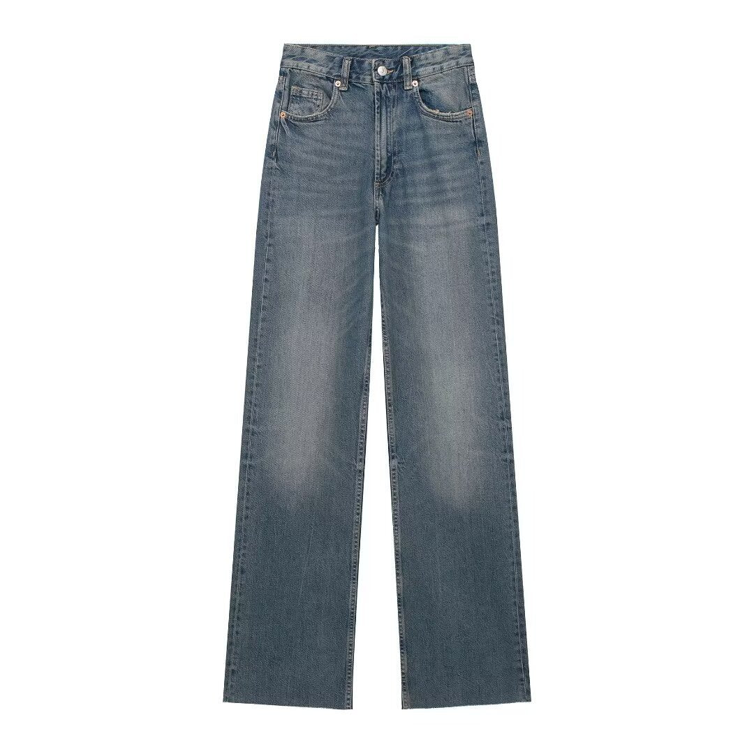 High-Waist Wide Jeans – Trendy, Relaxed, and Perfectly Comfortabl