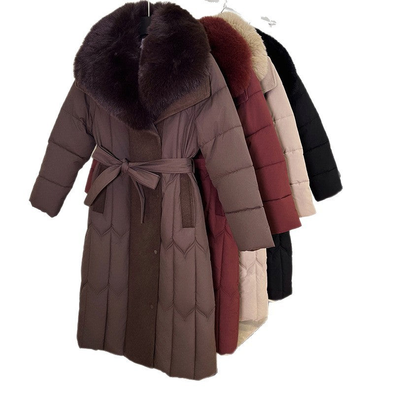 Elegant Warmth – Plus Size Fashionable Cotton-Padded Jacket