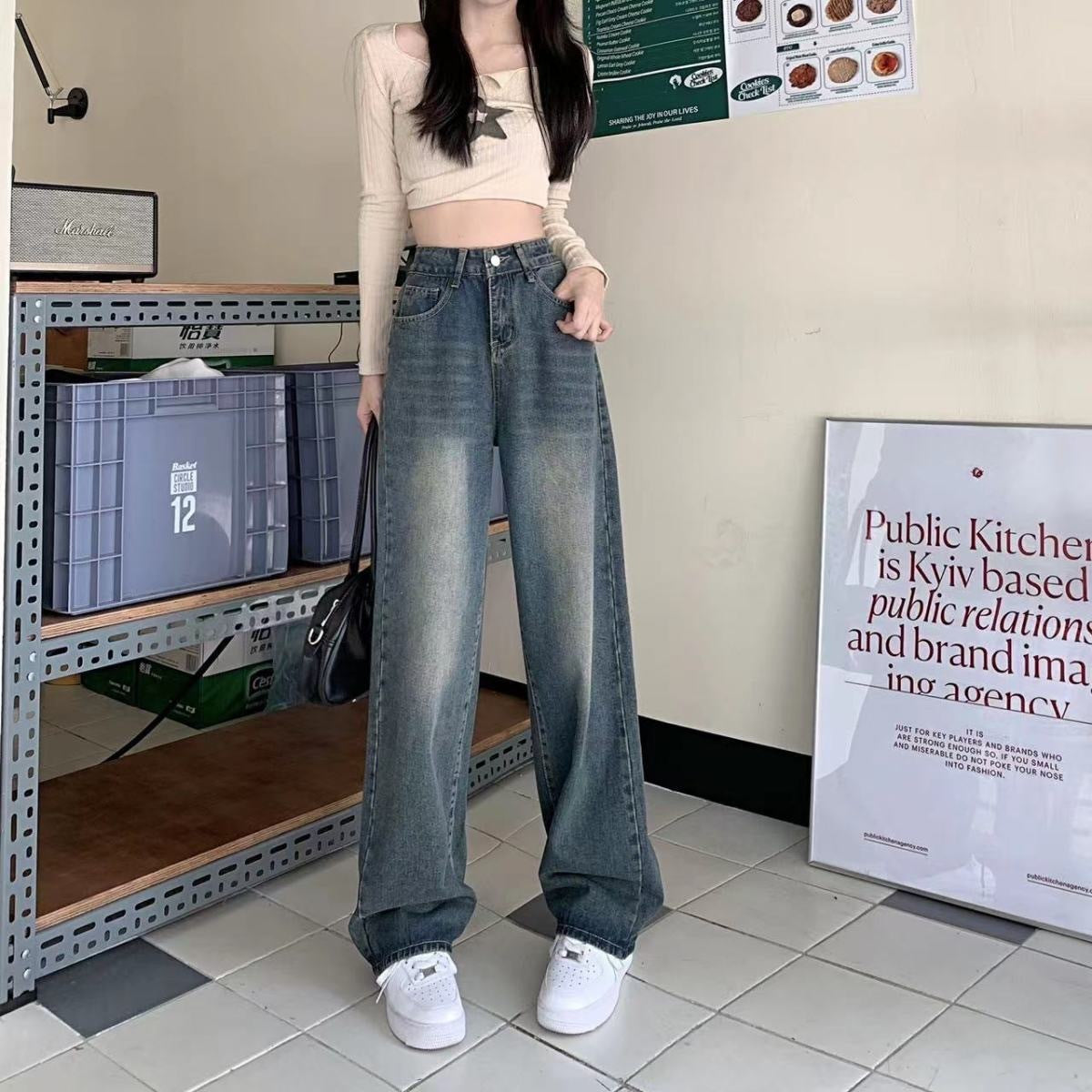 Casual Loose Fit Mop Pants for a Relaxed Modern Look