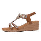 New Bohemian Style Rhinestone Sandals for Everyday Elegance