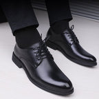 Sleek Black Pointed-Toe Shoes for Men – Timeless Everyday Style