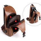 កាបូបស្បែកដើមទ្រូងបុរស - កម្មវិធីផ្ញើសារទាន់សម័យសម្រាប់រាល់ថ្ងៃ