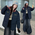 Warm & Stylish – Stand Collar Plaid Cotton Jacket