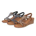 New Bohemian Style Rhinestone Sandals for Everyday Elegance