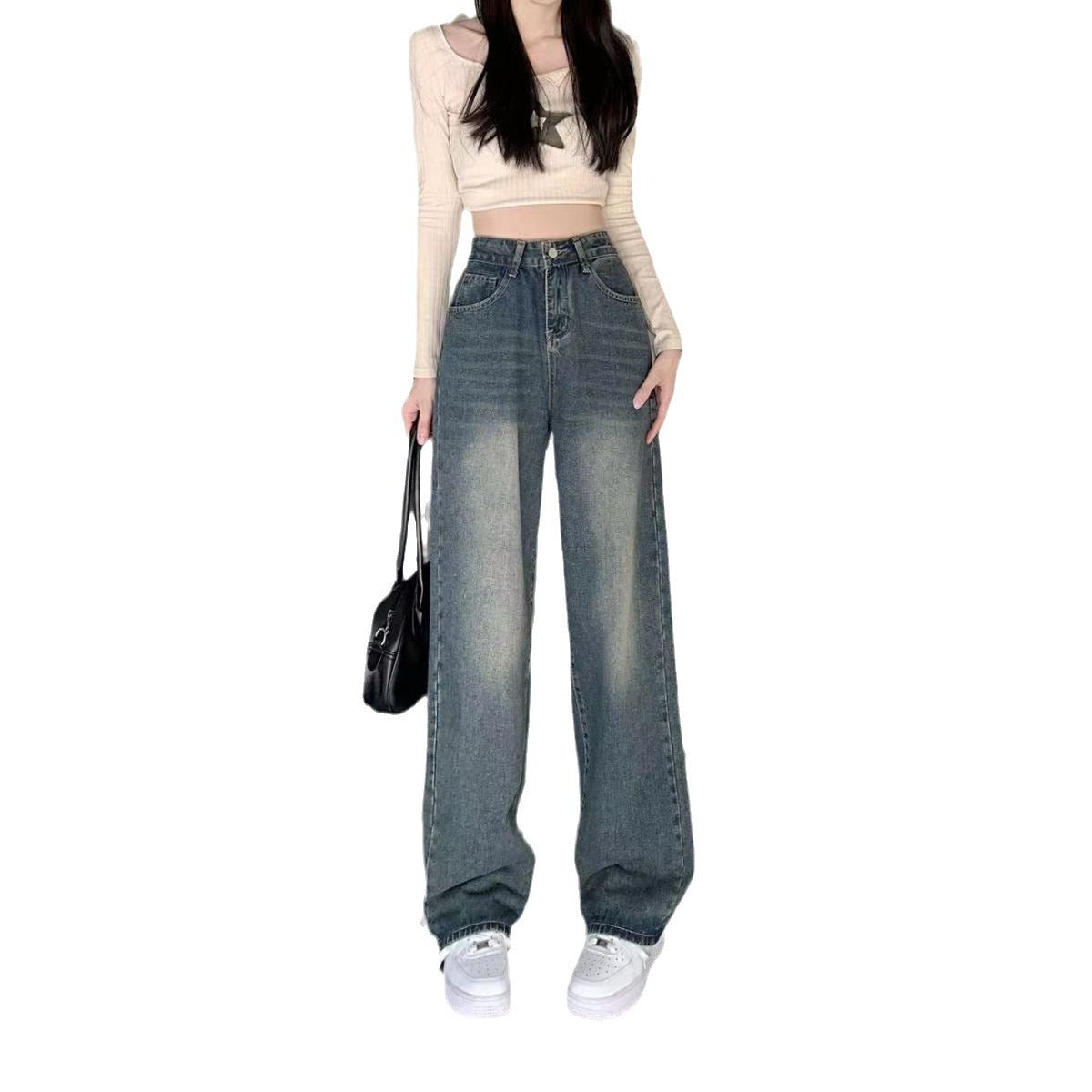 Casual Loose Fit Mop Pants for a Relaxed Modern Look