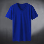 អាវយឺតបុរសពាក់ក V-Neck ទន់ស្រួលហាត់ប្រាណ - អាវយឺតក V-Neck ស្រាល