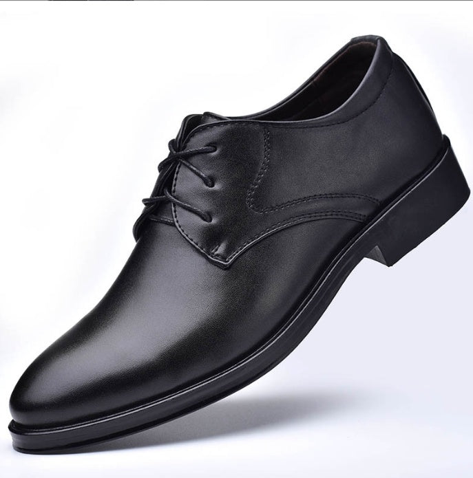 Sleek Black Pointed-Toe Shoes for Men – Timeless Everyday Style