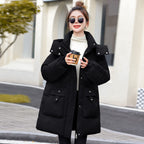 Cozy Warmth – Thick Down Cotton Hooded Winter Jacket