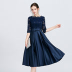 Versatile Mid-Length Dress for Casual and Evening Wear
