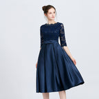 Versatile Mid-Length Dress for Casual and Evening Wear