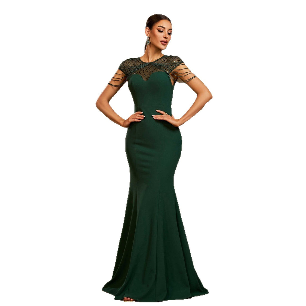 Sparkling Slim-fit Fishtail Evening Dress for Special Nights