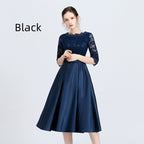 Versatile Mid-Length Dress for Casual and Evening Wear