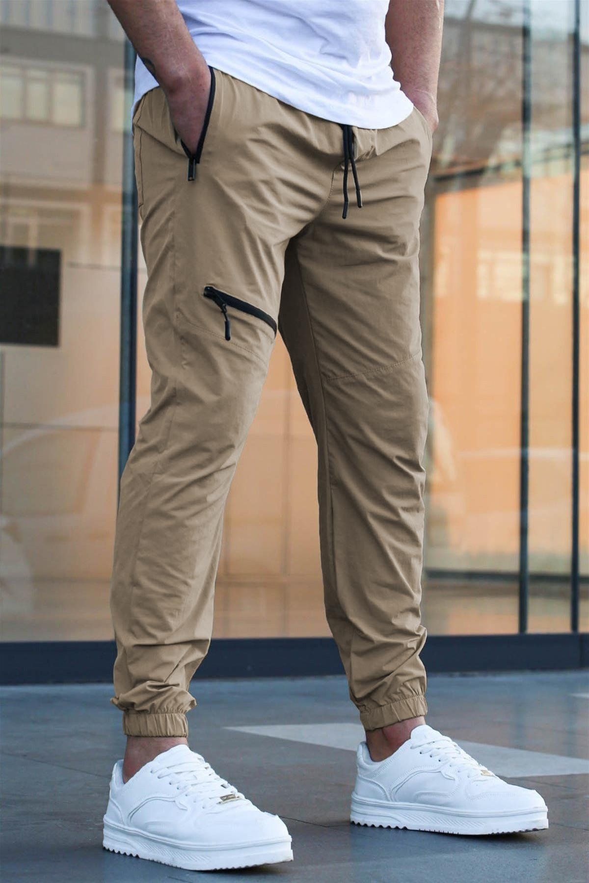 Casual Retro Zipper Jogger Overalls for Men’s Everyday Style