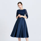 Versatile Mid-Length Dress for Casual and Evening Wear