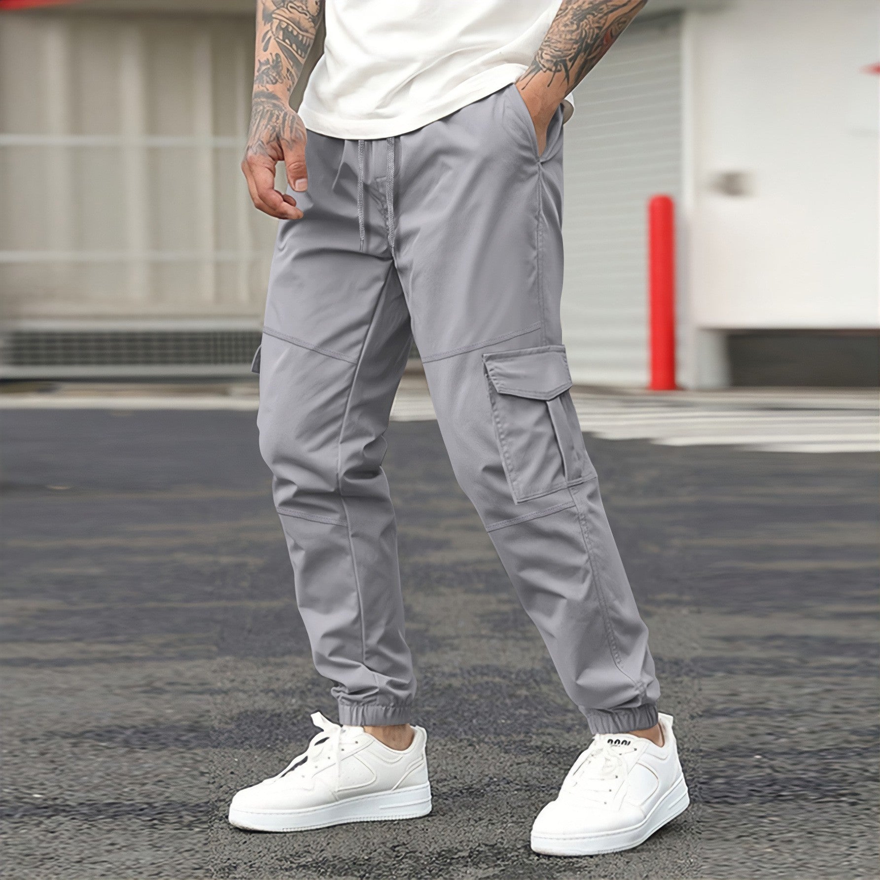 Men’s Casual Sports Joggers – Simple, Modern, and Comfortable