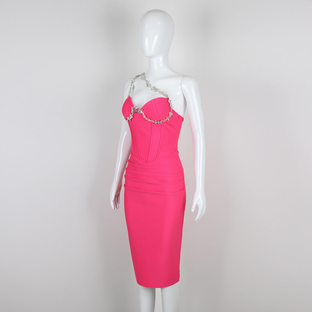 Chic Sleeveless Bandage Dress for Stylish Women