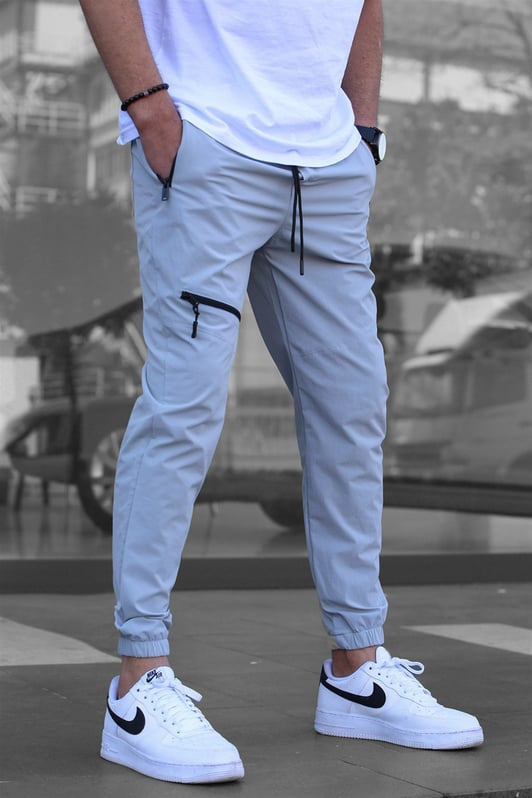 Casual Retro Zipper Jogger Overalls for Men’s Everyday Style