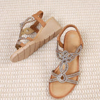 New Bohemian Style Rhinestone Sandals for Everyday Elegance