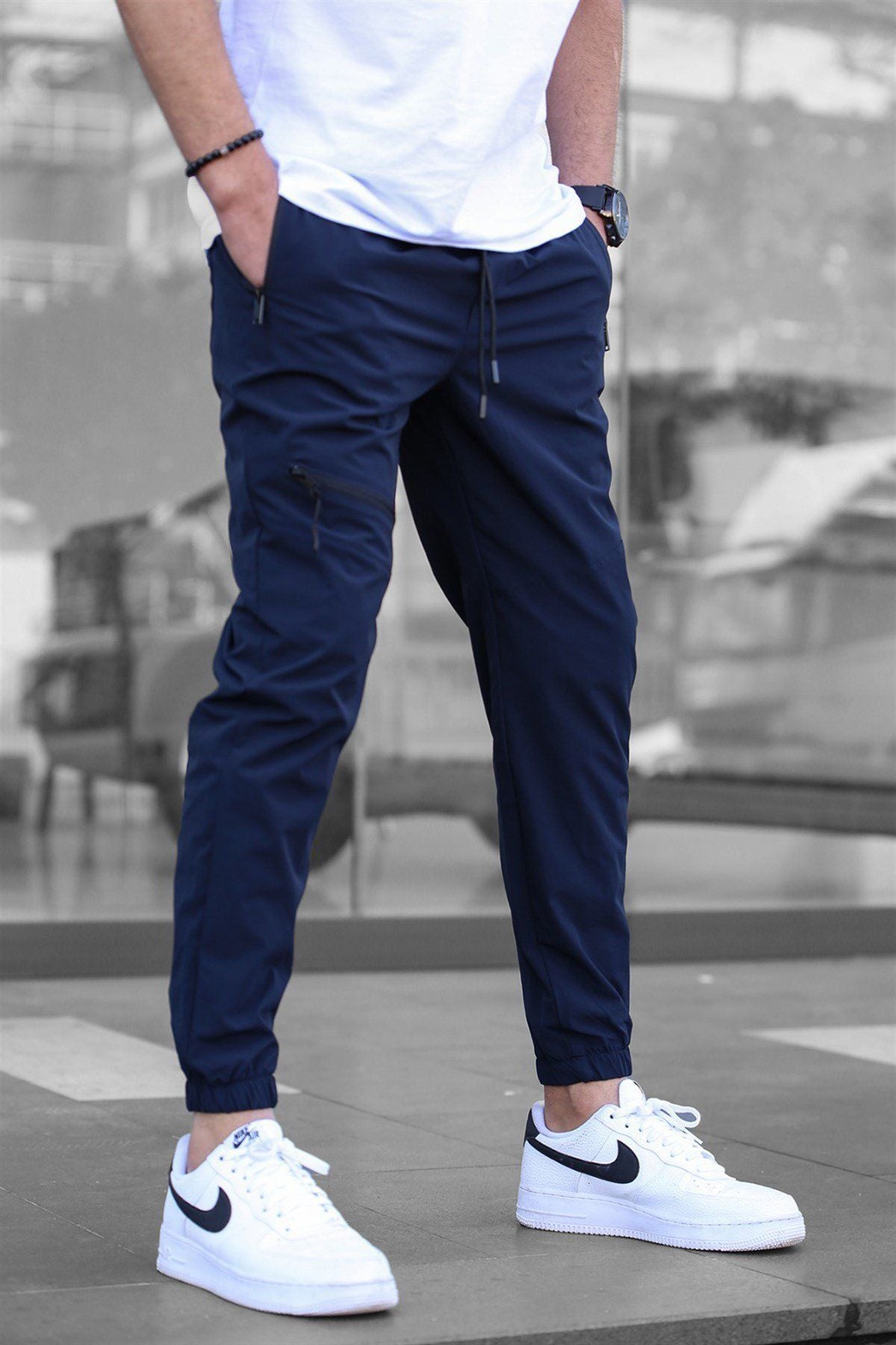 Casual Retro Zipper Jogger Overalls for Men’s Everyday Style